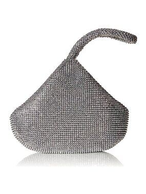 Mesh Wristlet Pouch Evening Handbag Wedding Wristlet